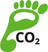 CO2 footprint logo